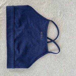 NOBULL Navy High Neck Sports Bra